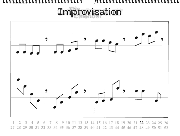 Improvisation Calendar